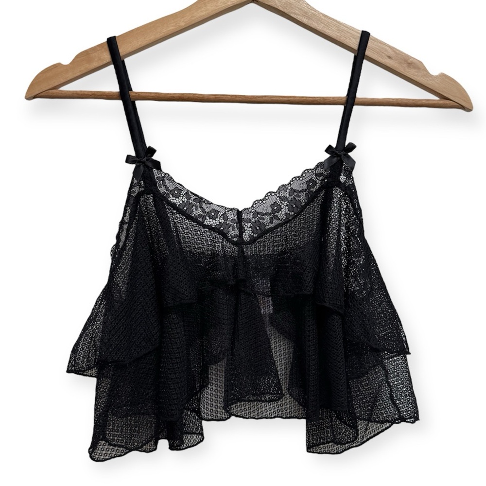 Savage X Fenty Lacy Not Racy Cropped Cami Small